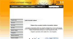 Desktop Screenshot of lounskevabeni.cz