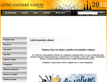 Tablet Screenshot of lounskevabeni.cz